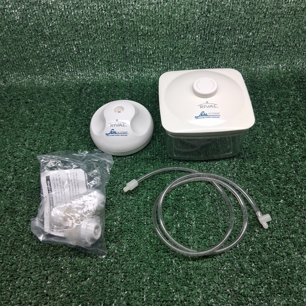 RIVAL Seal A Meal Vacuum Sealer Canister Hose Preserve Food Airtight Lid